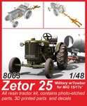 Zetor 25 ‘Military w/Towbar for MiG 15/17s’ 1/48