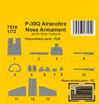 P-39Q Airacobra Nose Armament 1/72 / for Arma Hobby kit